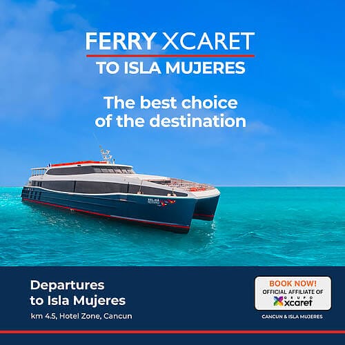 Xcaret Ferry from Cancun to Isla Mujeres