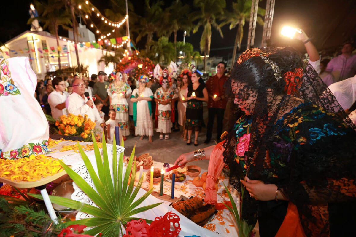 Diá de los Muertos - Isla Mujeres - Photo: H. Ayuntamiento de Isla Mujeres 